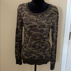 Camo sweater
